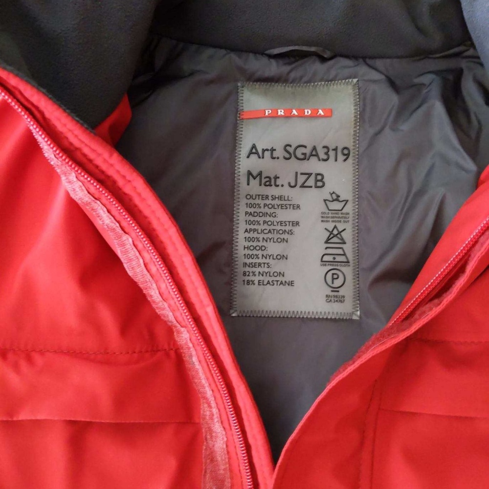 Mens Prada Red Ski Suit- Large